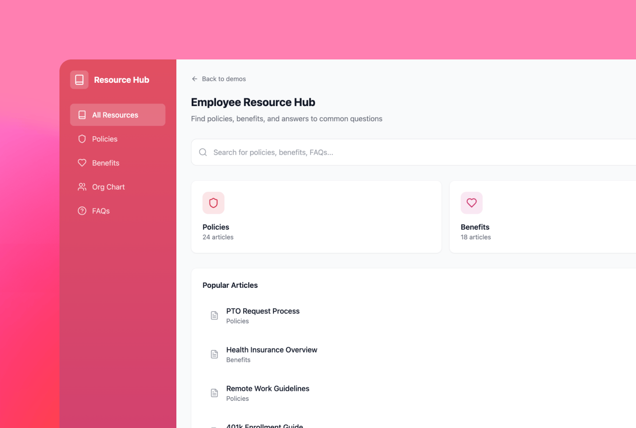 Knowledge and runbooks